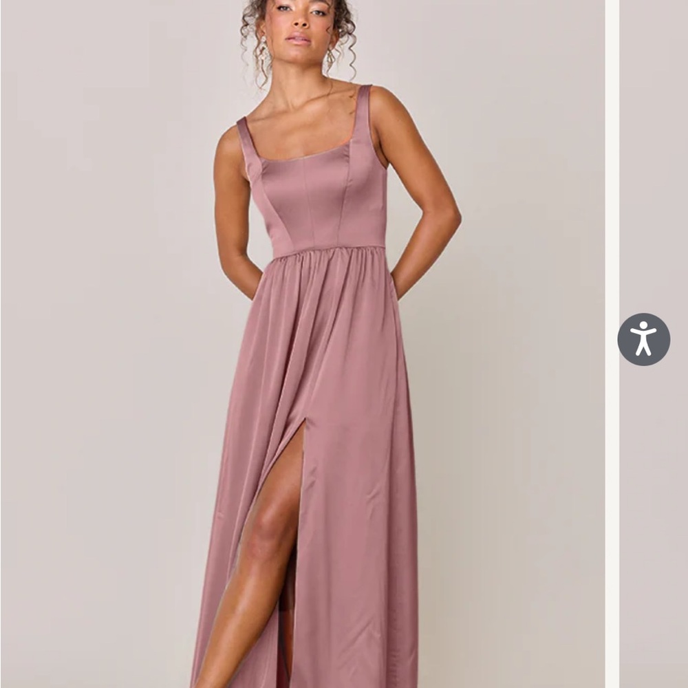 Whitney Satin Dress